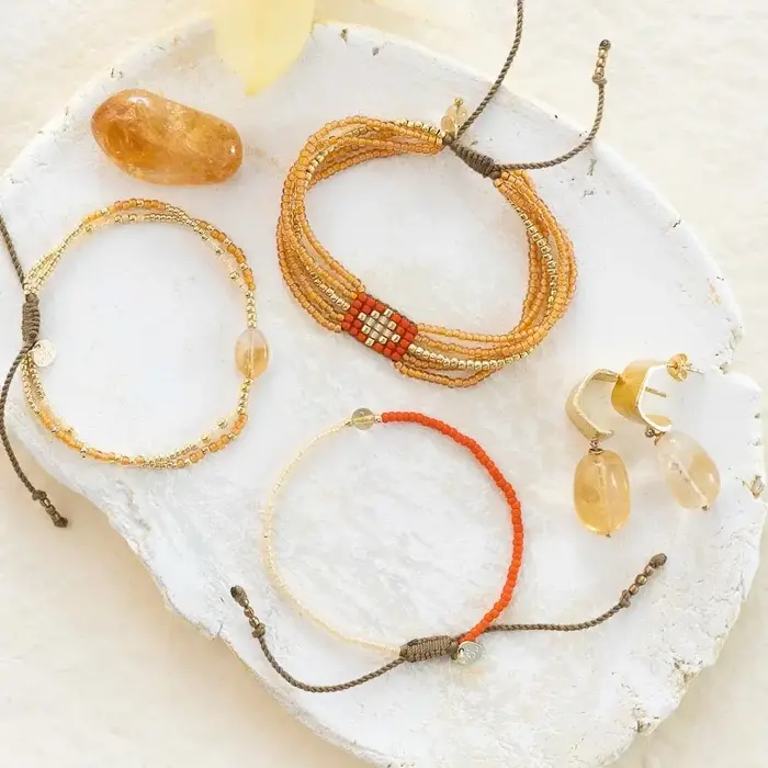A BEAUTIFUL STORY BS PLEASURE CITRINE BRACELET