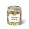 GIFT LABEL CANDLE TIN THINKING OF YOU JASMINE VANILLA 310 GR.