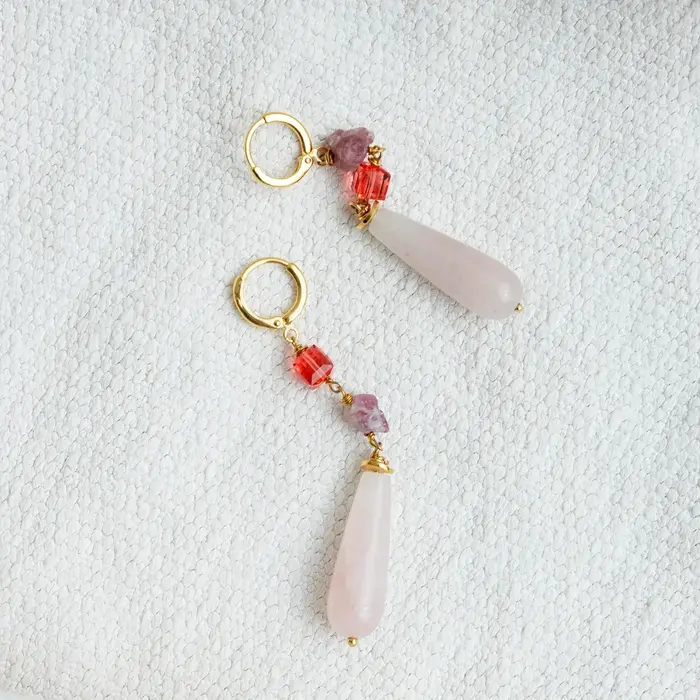 MURIELLE PERROTTI PERROTTI ASYM MACHA GOLD PINK