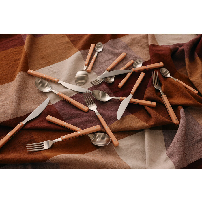 HK LIVING 70S CUTLERY PEACH (SET OF 16)