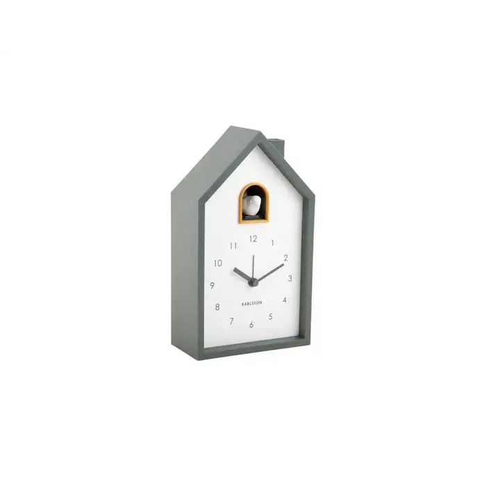 PT ALARM CLOCK MODERN CUCKOO JUNGLE GREEN