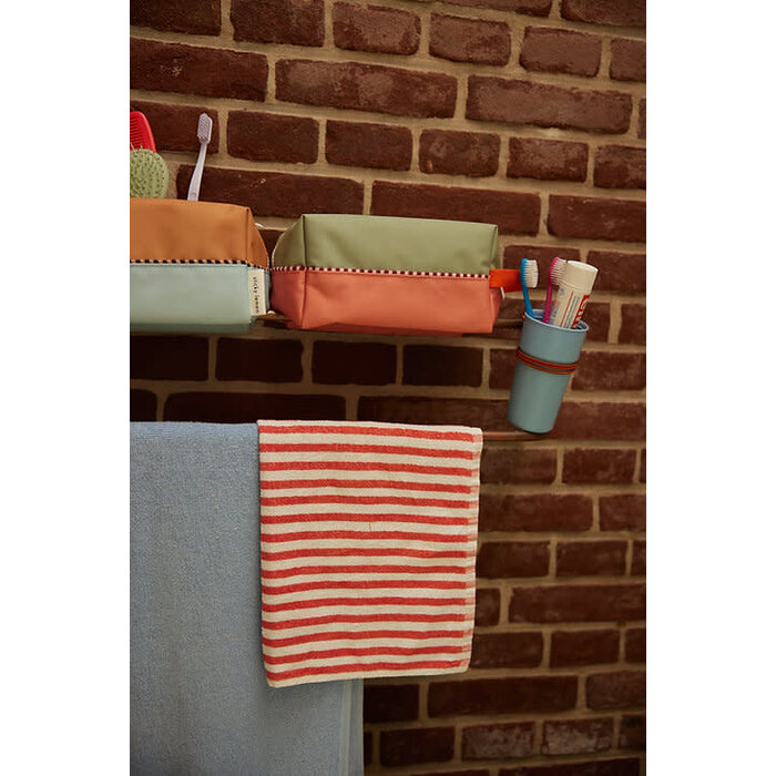 STICKY LEMON STICKY LEMON TOILETRY BAG SMALL WONDERS GREY PINK