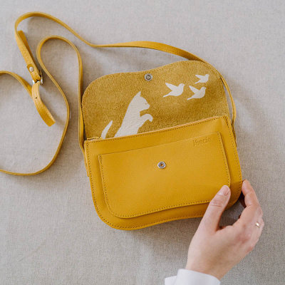 KEECIE KEECIE BAG CAT CHASE YELLOW
