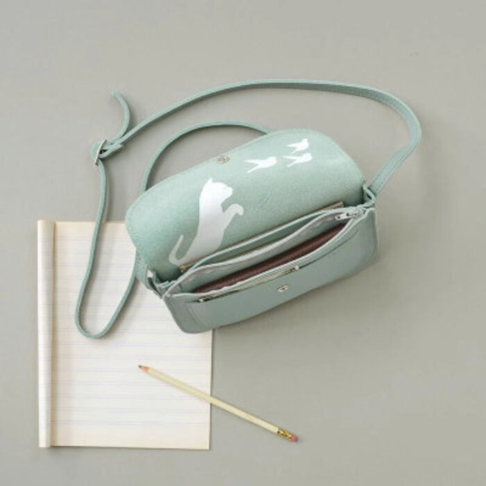 KEECIE KEECIE BAG CAT CHASE DUSTY GREEN