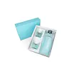 PAVEAU RIBBED GIFT SET LUCKY (BLAUW) BOTTLE + 2 GLASSES