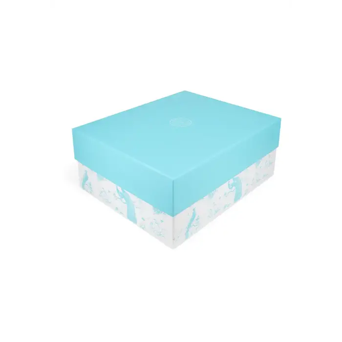 PAVEAU PAVEAU GIFT SET LUCKY (BLAUW) BOTTLE + 2 GLASSES