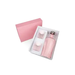 PAVEAU PAVEAU RIBBED  GIFT SET PINK BOTTLE + 2 GLASSES