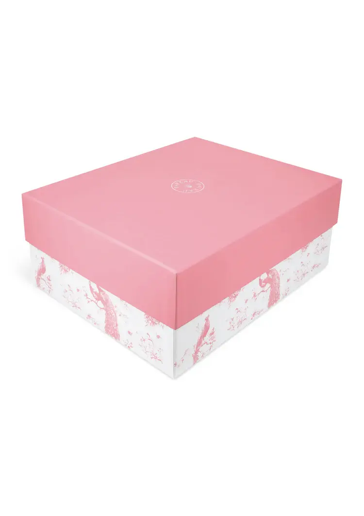 PAVEAU PAVEAU RIBBED  GIFT SET PINK BOTTLE + 2 GLASSES