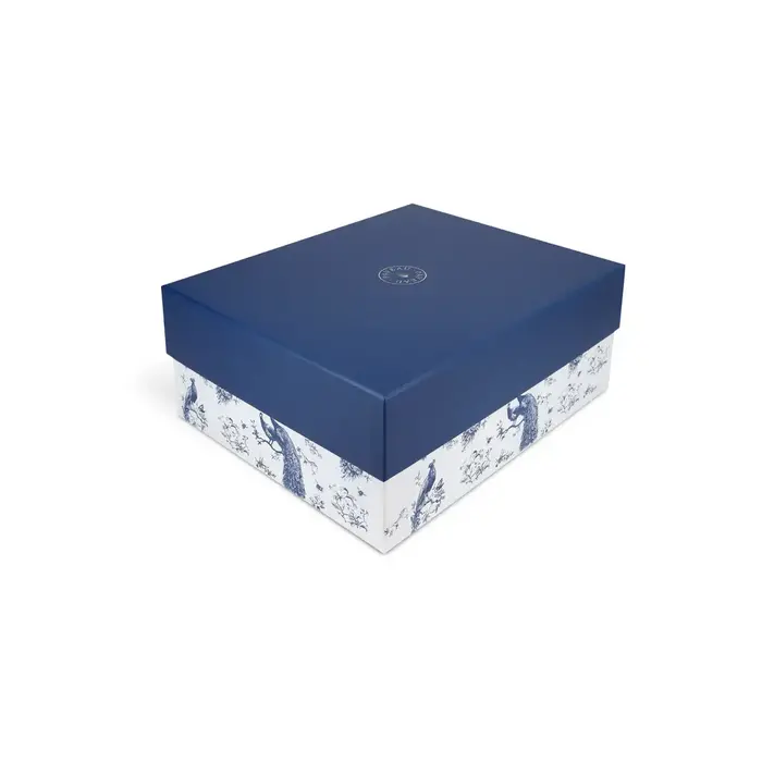 PAVEAU PAVEAU RIBBED GIFT SET TWILIGHT (BLAUWGRIJS) BOTTLE + 2 GLASSES