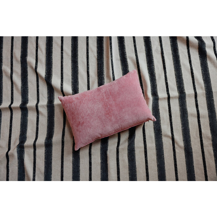 HK LIVING 70S CERAMICS  VELVET CUSHION ROSE 40X60
