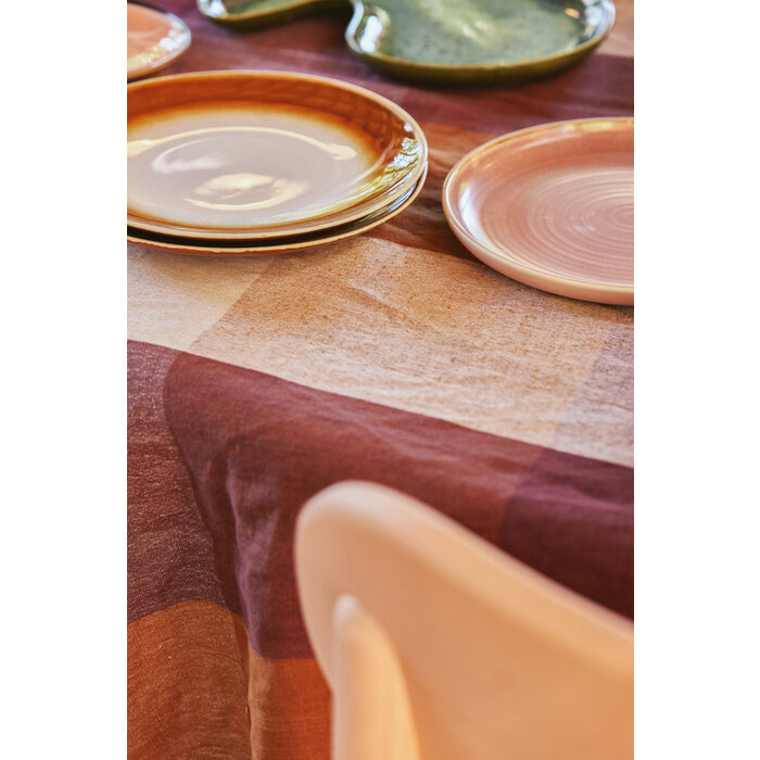 HK LIVING 70S CERAMICS DINNER PLATE SUPERNOVA