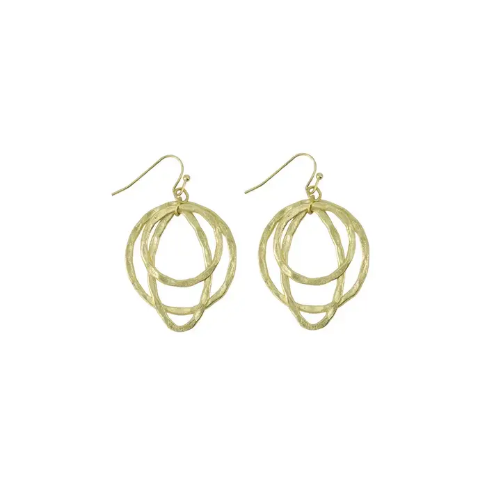 ZUSSS ZUSSS OORHANGERS MET RONDJES GOUD