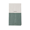 ZUSSS SERVETTEN GENIET 11X20CM WIT/GRIJSBLAUW