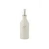 ZUSSS OLIE/AZIJN FLES KERAMIEK OPEN HARTJE WIT/GOUD