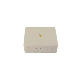 ZUSSS ZUSSS THEEBLIK TIJD HARTJES WIT/ANTRACIETGRIJS