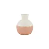ZUSSS VAASJE KERAMIEK WIT / ROZE