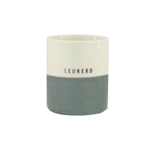 ZUSSS ZUSSS GEURKAARS REACTIVE GLAZE LEUKERD L WIT/GRIJSBLAUW
