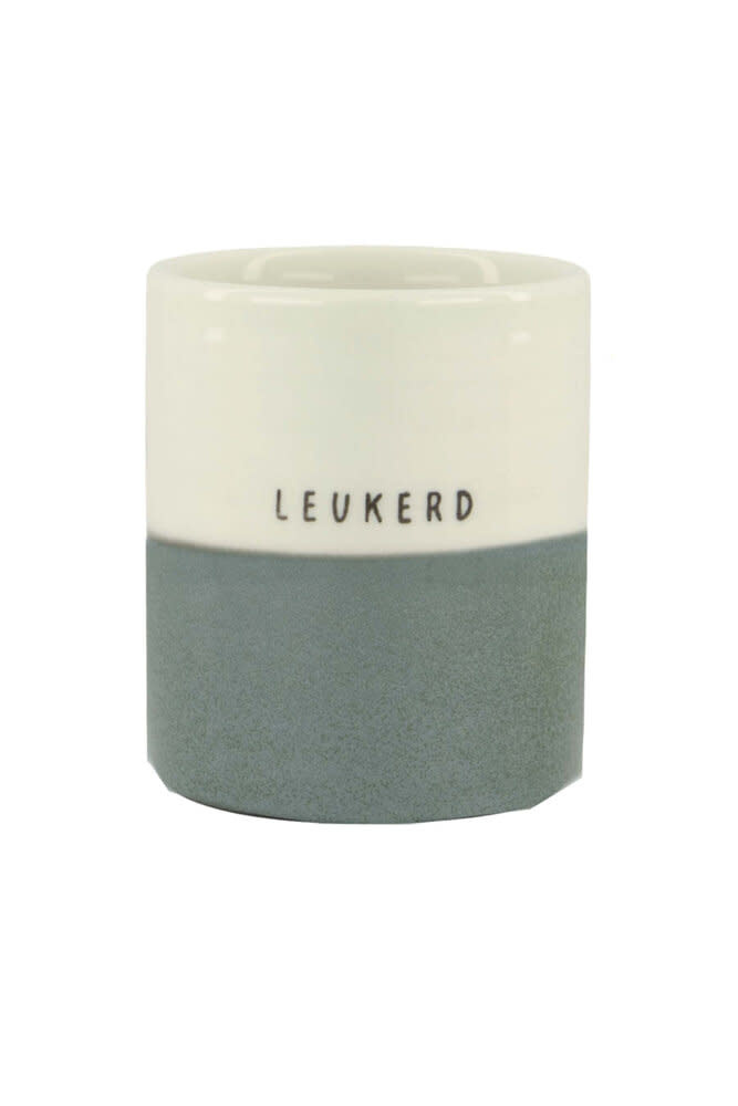 ZUSSS ZUSSS GEURKAARS REACTIVE GLAZE LEUKERD L WIT/GRIJSBLAUW