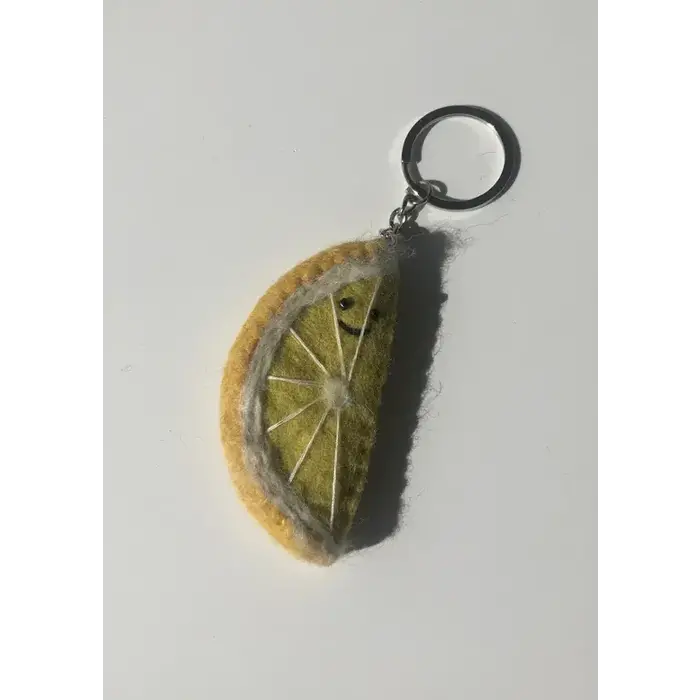 PERSON'ELLE PERSON'ELLE KEYCHAIN SLICE OF LEMON