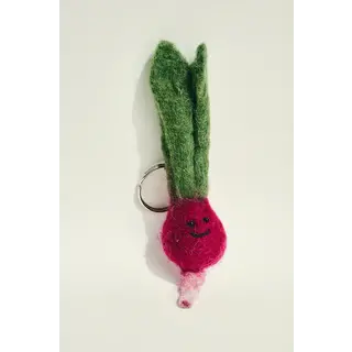 PERSON'ELLE PERSON'ELLE KEYCHAIN RADISH