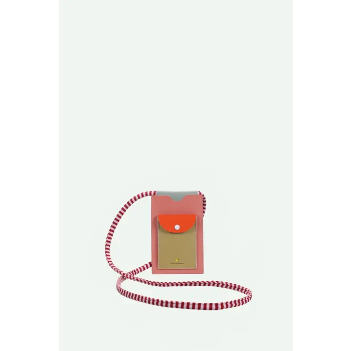 STICKY LEMON STICKY LEMON PHONE POUCH WONDERS PINK + GREEN