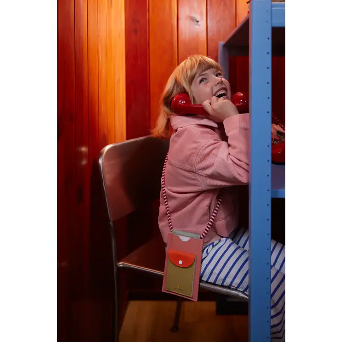 STICKY LEMON STICKY LEMON PHONE POUCH WONDERS PINK + GREEN