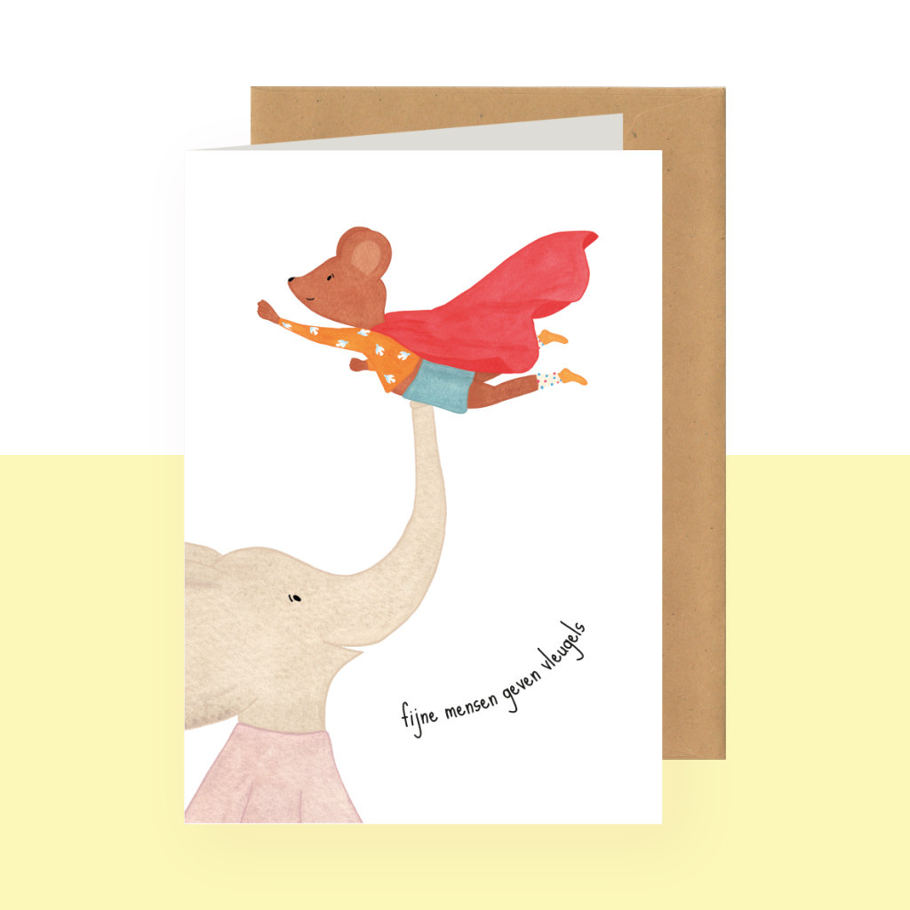 STUDIO BERTHA BERTHA MISC FIJNE MENSEN GEVEN VLEUGELS (DUBBEL)