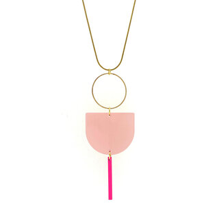 MON ONCLE MON ONCLE FLUO KETTING ROZE