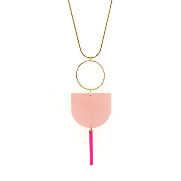 MON ONCLE MON ONCLE FLUO KETTING ROZE