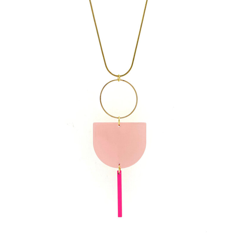 MON ONCLE MON ONCLE FLUO KETTING ROZE