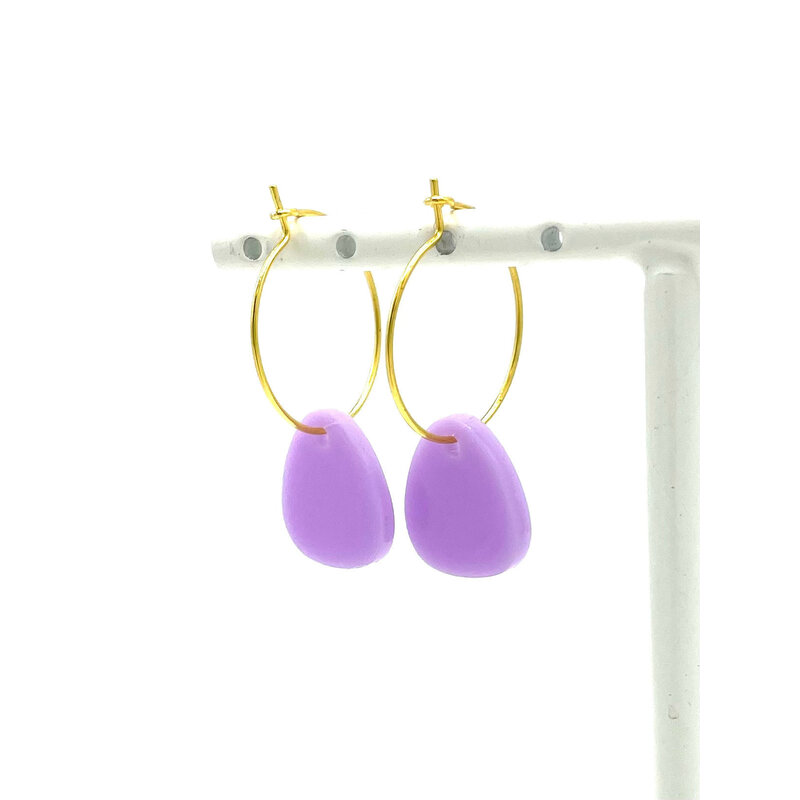 MON ONCLE MON ONCLE FLUO CIRKELOORRING LILA