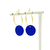 MON ONCLE FLUO CIRKELOORRING BLAUW