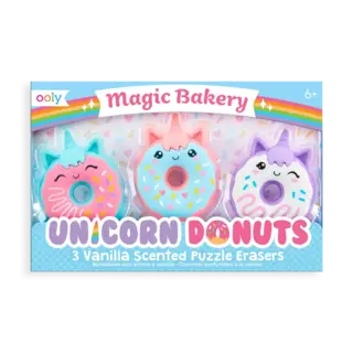 OOLY OOLY MAGIC BAKERY UNICORN DONUTS SCENTED ERASERS