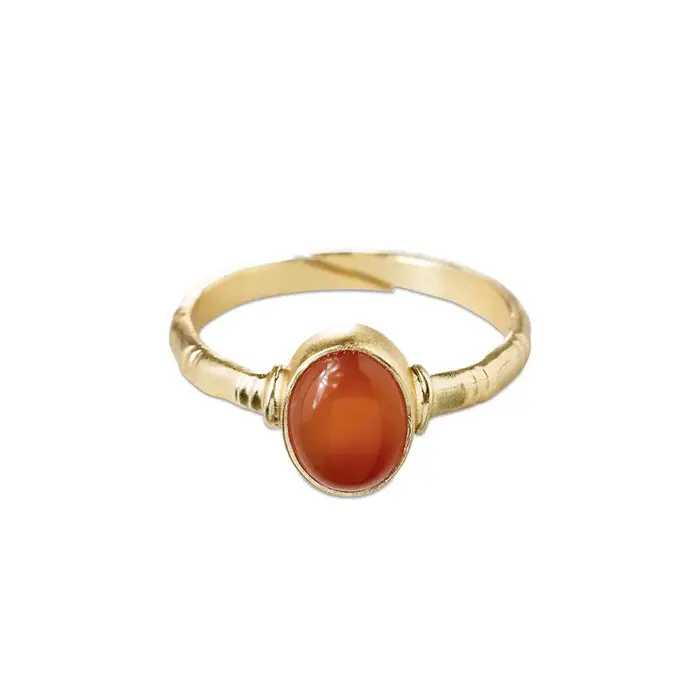 A BEAUTIFUL STORY BS CERTAIN CARNELIAN RING
