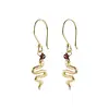 BS GENEROUS GARNET EARRINGS