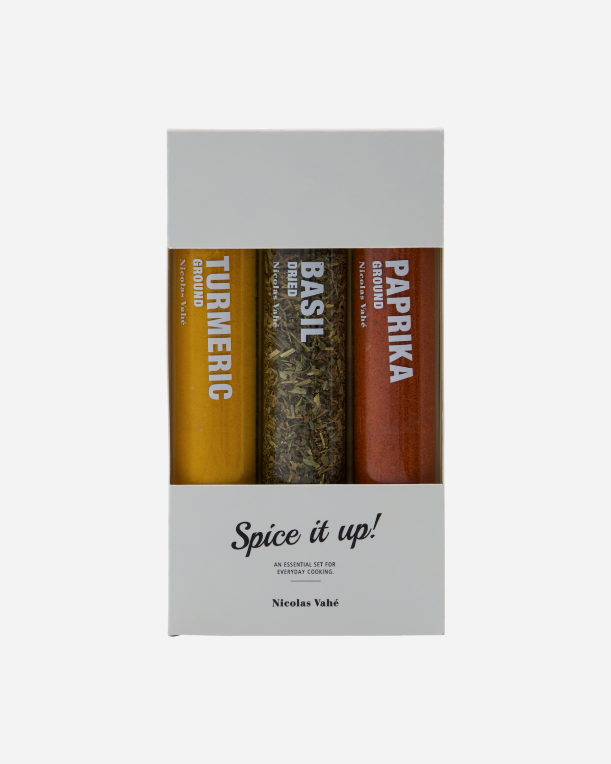NICHOLAS VAHE VAHE SPICES BASIL, PAPRIKA, CHILLI, TURMERIC