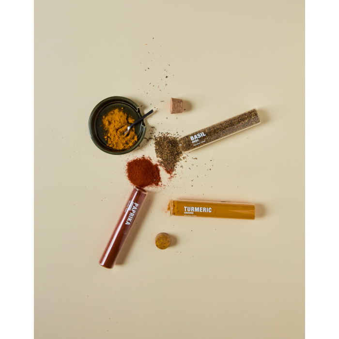 NICHOLAS VAHE VAHE SPICES BASIL, PAPRIKA, CHILLI, TURMERIC