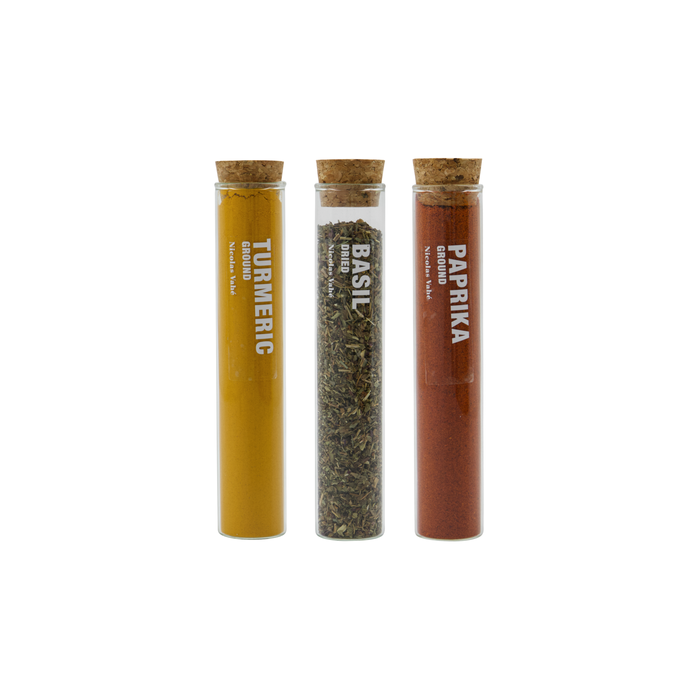 NICHOLAS VAHE VAHE SPICES BASIL, PAPRIKA, CHILLI, TURMERIC