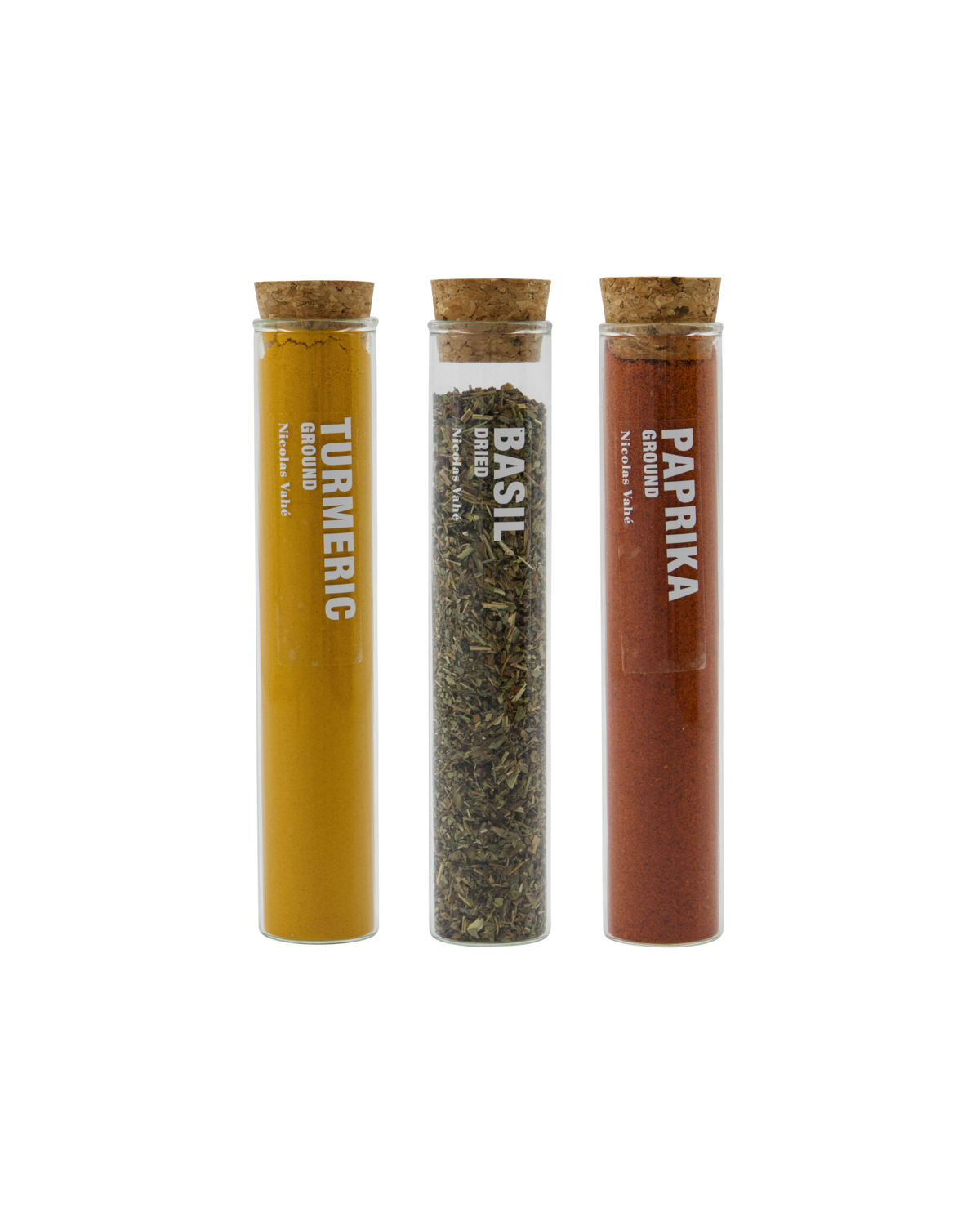 NICHOLAS VAHE VAHE SPICES BASIL, PAPRIKA, CHILLI, TURMERIC