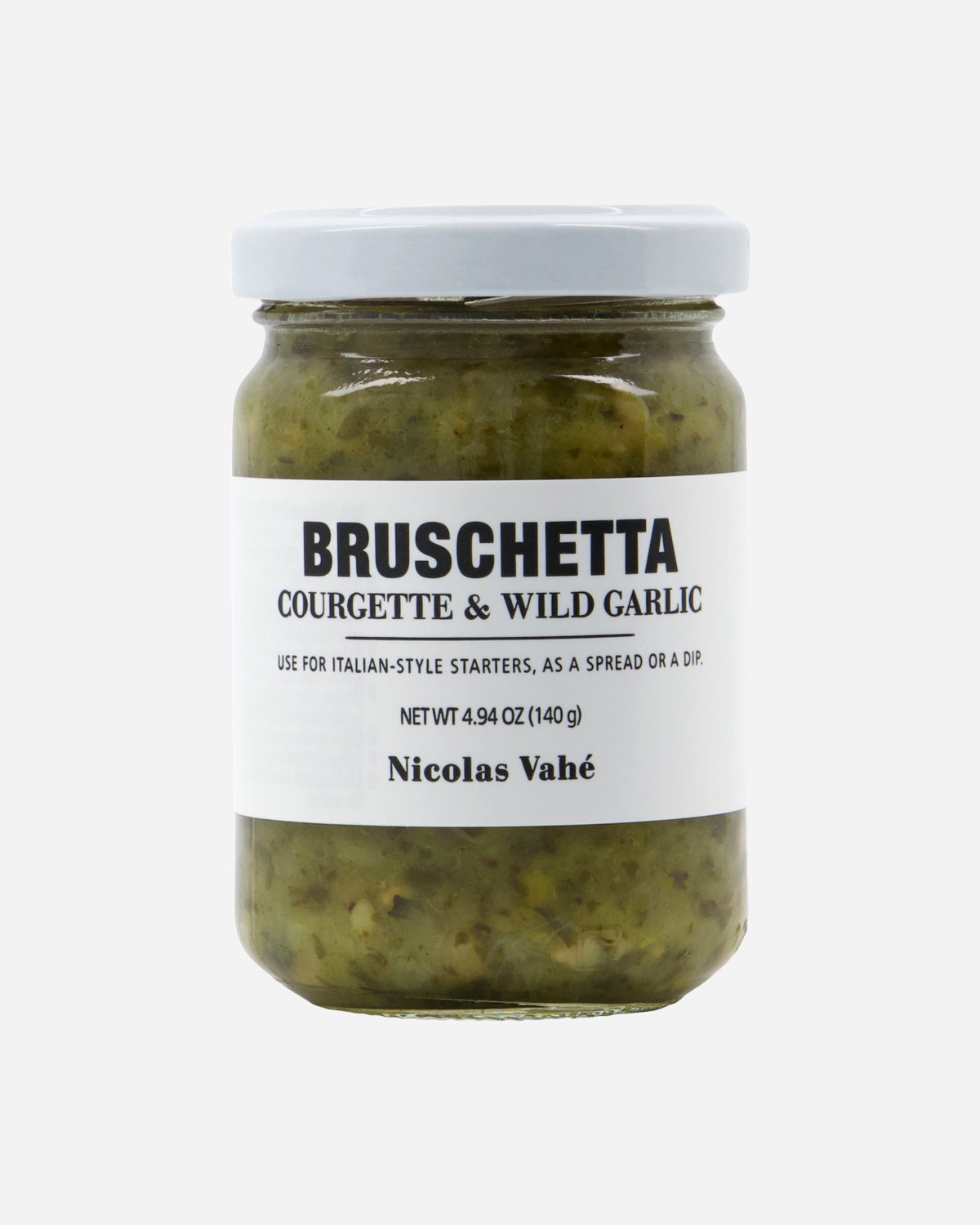 NICHOLAS VAHE VAHE BRUSCHETTA COURGETTE & WILD GARLIC