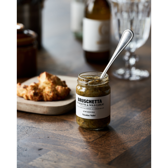 NICHOLAS VAHE VAHE BRUSCHETTA COURGETTE & WILD GARLIC