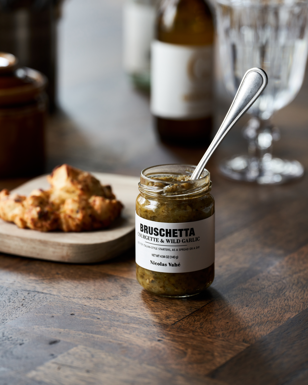 NICHOLAS VAHE VAHE BRUSCHETTA COURGETTE & WILD GARLIC