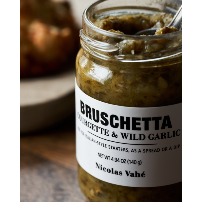 NICHOLAS VAHE VAHE BRUSCHETTA COURGETTE & WILD GARLIC