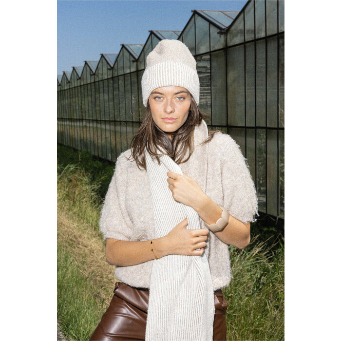 ZUSSS ZUSSS BREDE KRALENARMBAND HUMUS