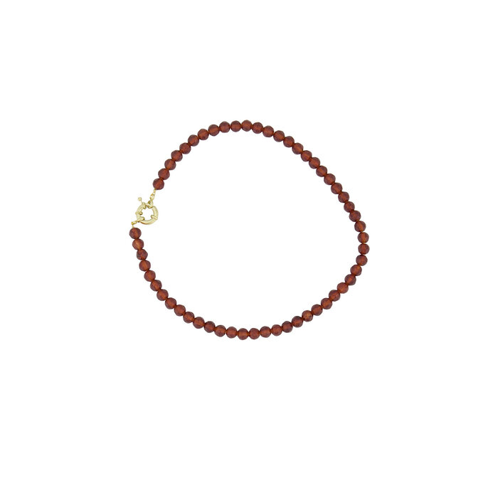 ZUSSS ZUSSS KRALEN KETTING CARAMEL