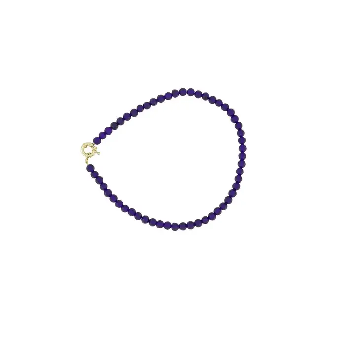 ZUSSS ZUSSS KRALEN KETTING NIGHT BLUE