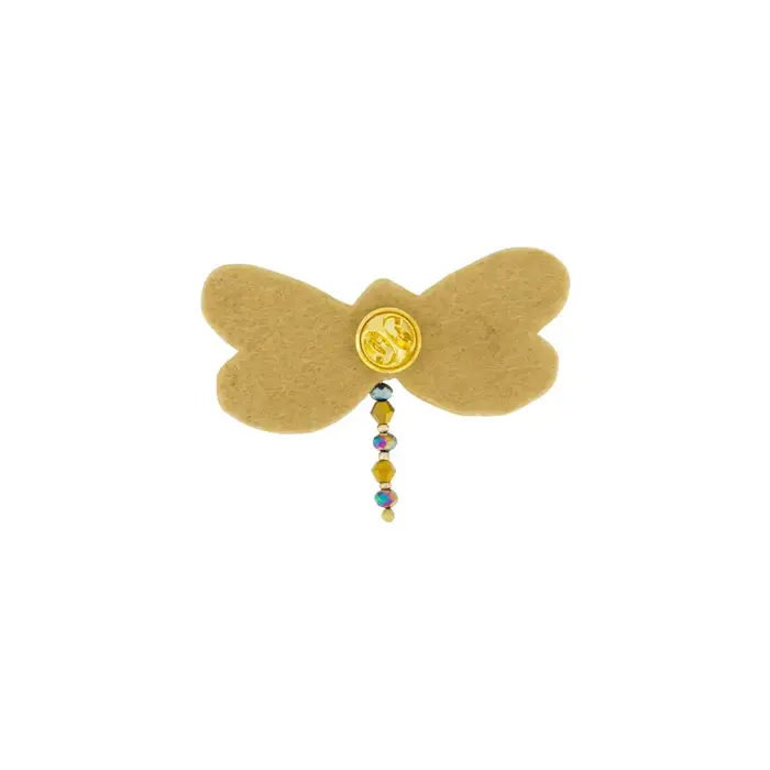 ZUSSS ZUSSS LIBELLE BROCHE NIGHT BLUE