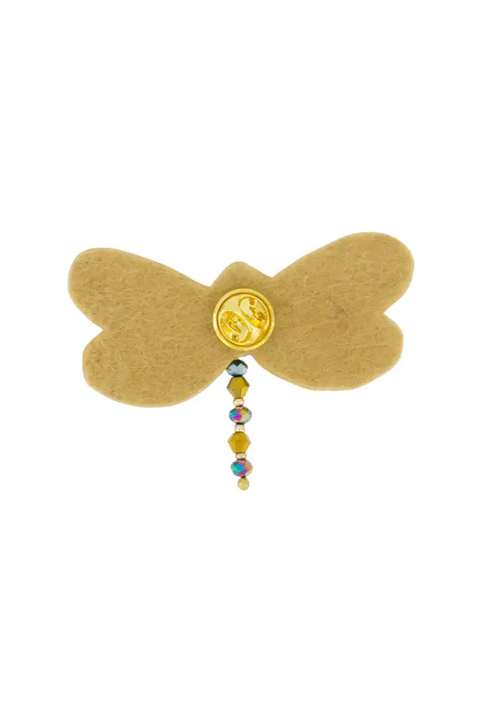 ZUSSS ZUSSS LIBELLE BROCHE NIGHT BLUE