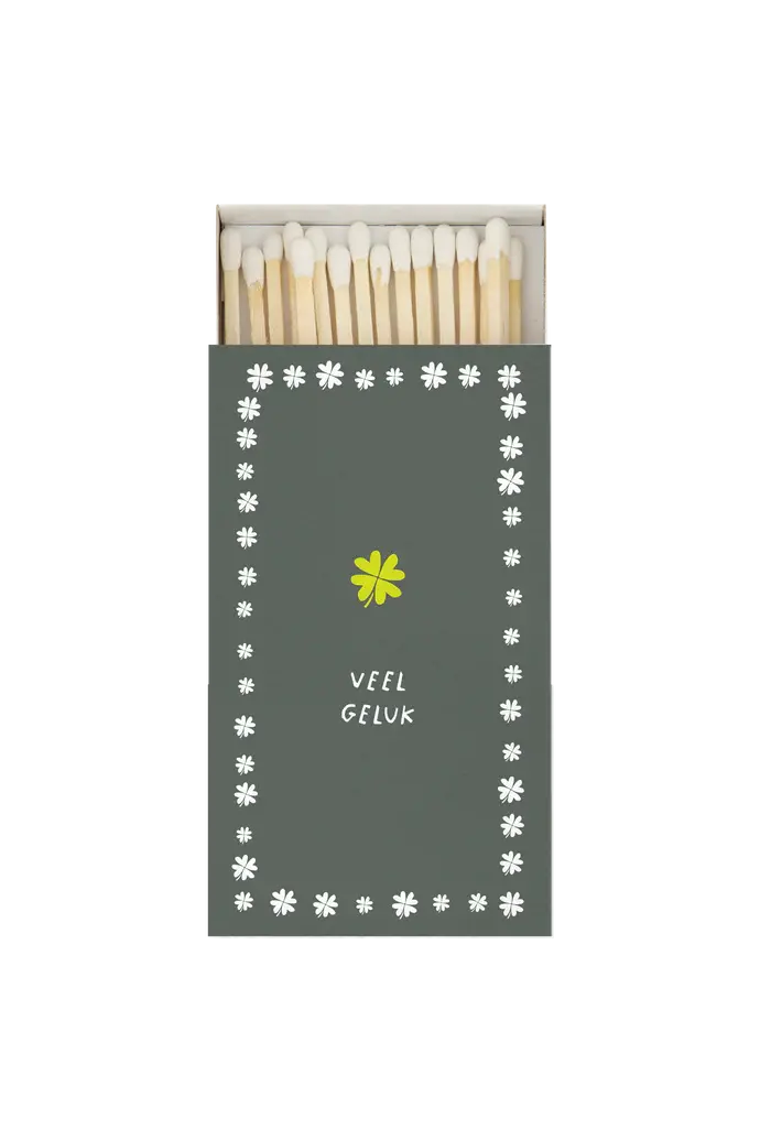 ZUSSS ZUSSS LUCIFERS VEEL GELUK WIT/GROEN