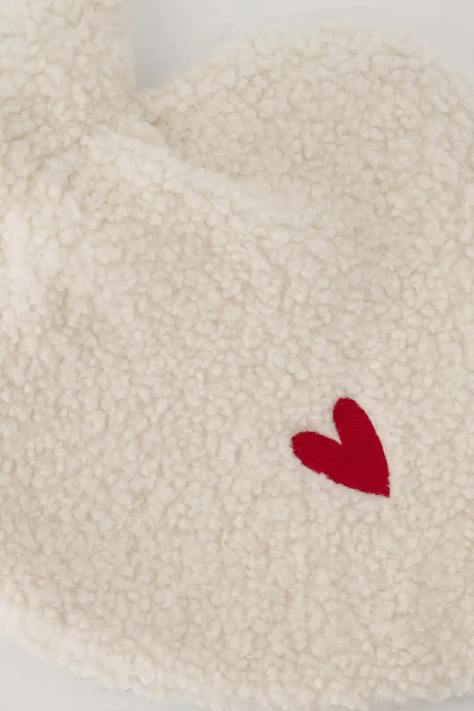 ZUSSS ZUSSS KRUIK TEDDY WIT/ROOD